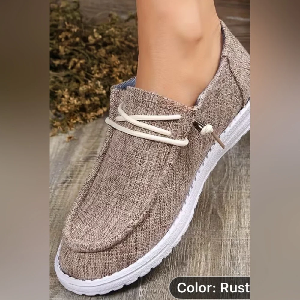 Casual Women's 9.5 Loafers in Rust Brown Slip on 🌿🆕🌿